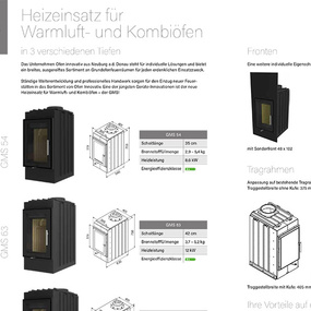 Ofen innovativ - Detailbild Broschüre