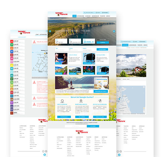 Spangler Touristik Website-Relaunch